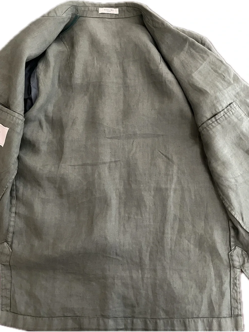 Boglioli men’s linen chore jacket EU size 48